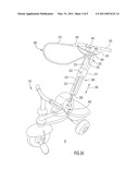 Children s Ride-On Vehicle With Parent Steering Assist Handle And Stationary Canopy diagram and image