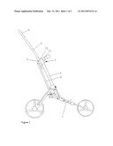 Qwik Fold Golf Push / Pull Cart diagram and image
