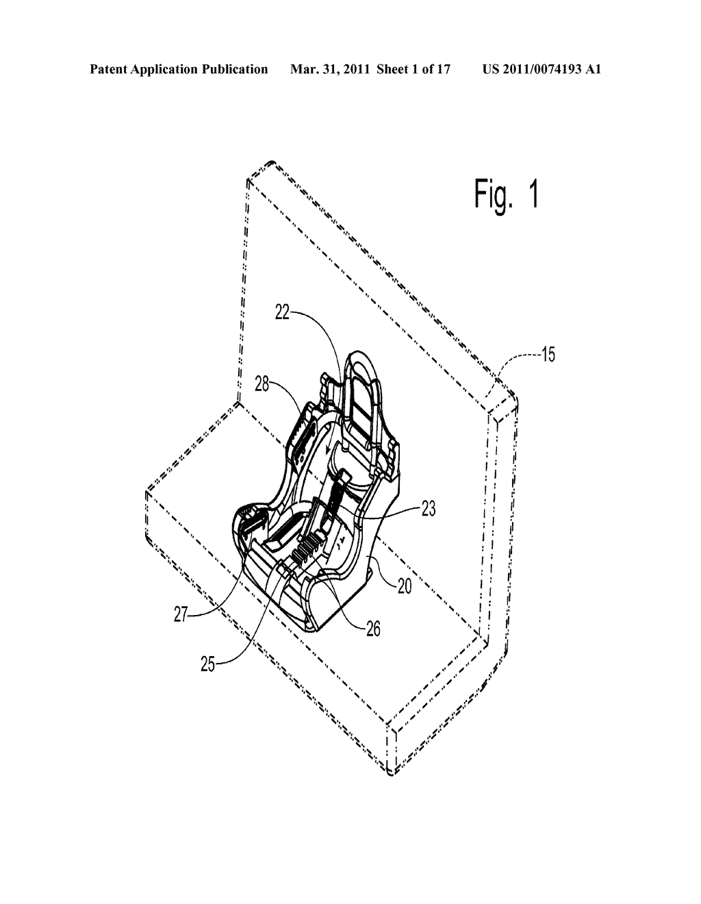 Head Rest and Harness Adjustment for Child Car Seat - diagram, schematic, and image 02