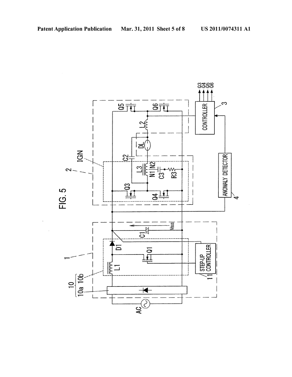 HIGH-VOLTAGE DISCHARGE LAMP LIGHTING DEVICE AND LIGHTING FIXTURE - diagram, schematic, and image 06