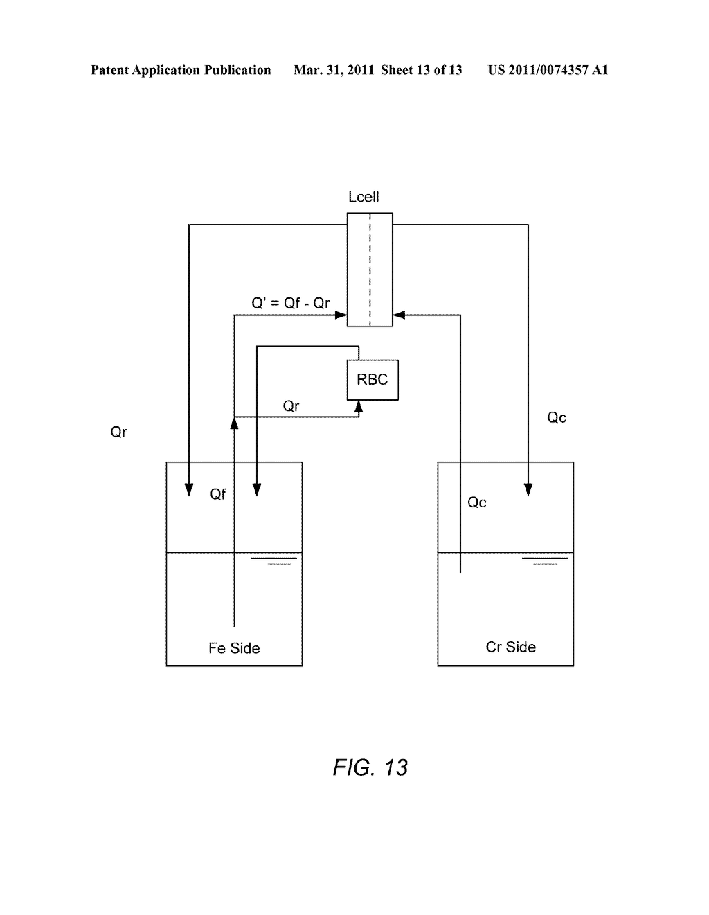 CONTROL SYSTEM FOR A FLOW CELL BATTERY - diagram, schematic, and image 14