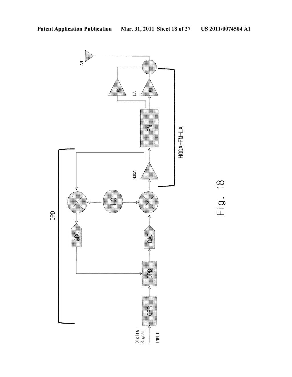 MULTI MODE POWER OUTPUT MODULE AND METHOD OF USE WITH AN RF SIGNAL AMPLIFICATION SYSTEM - diagram, schematic, and image 19