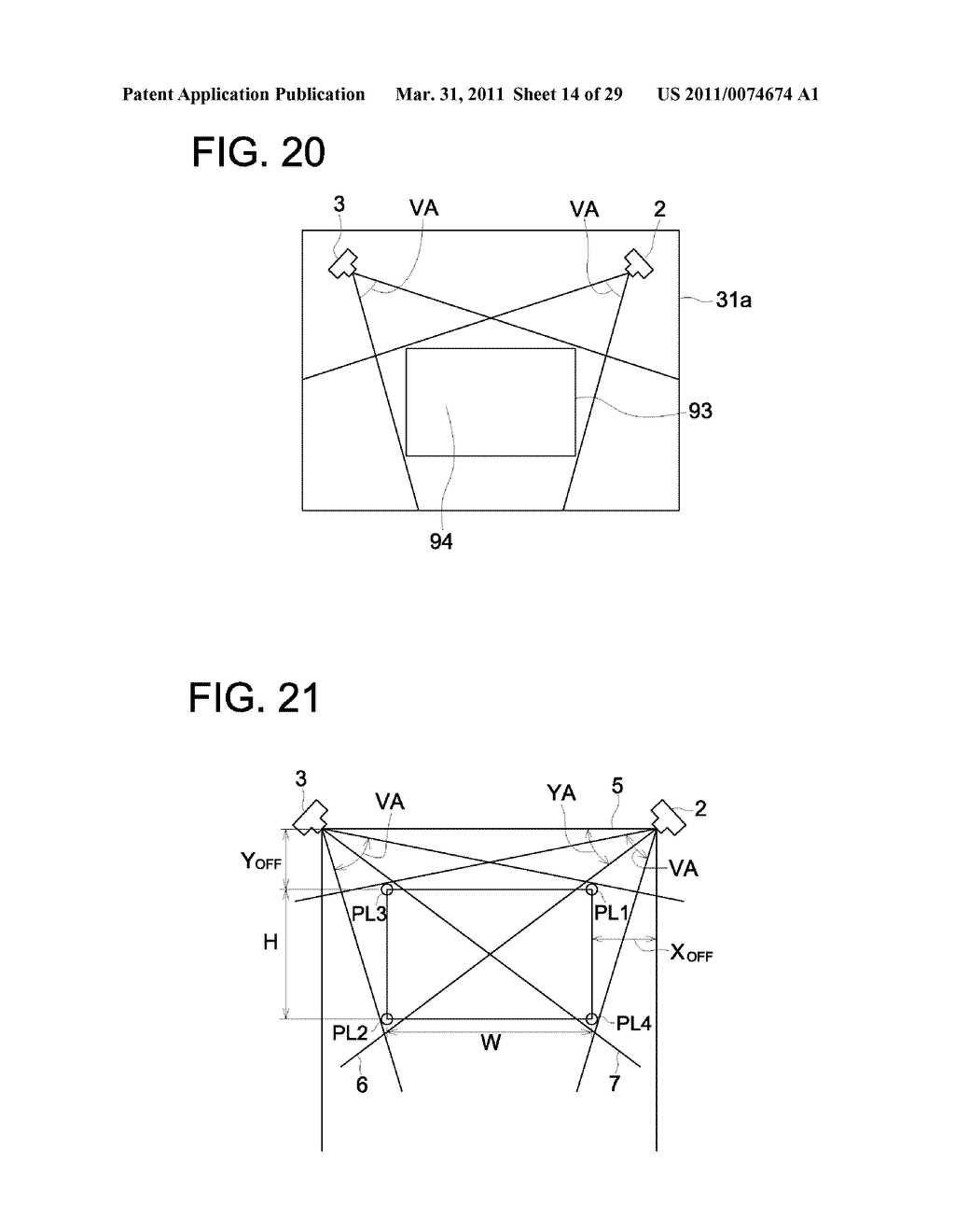 PORTABLE INPUT DEVICE, METHOD FOR CALIBRATION THEREOF, AND COMPUTER READABLE RECORDING MEDIUM STORING PROGRAM FOR CALIBRATION - diagram, schematic, and image 15