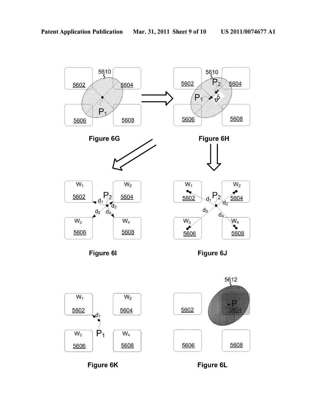Methods for Determining a Cursor Position from a Finger Contact with a Touch Screen Display - diagram, schematic, and image 10
