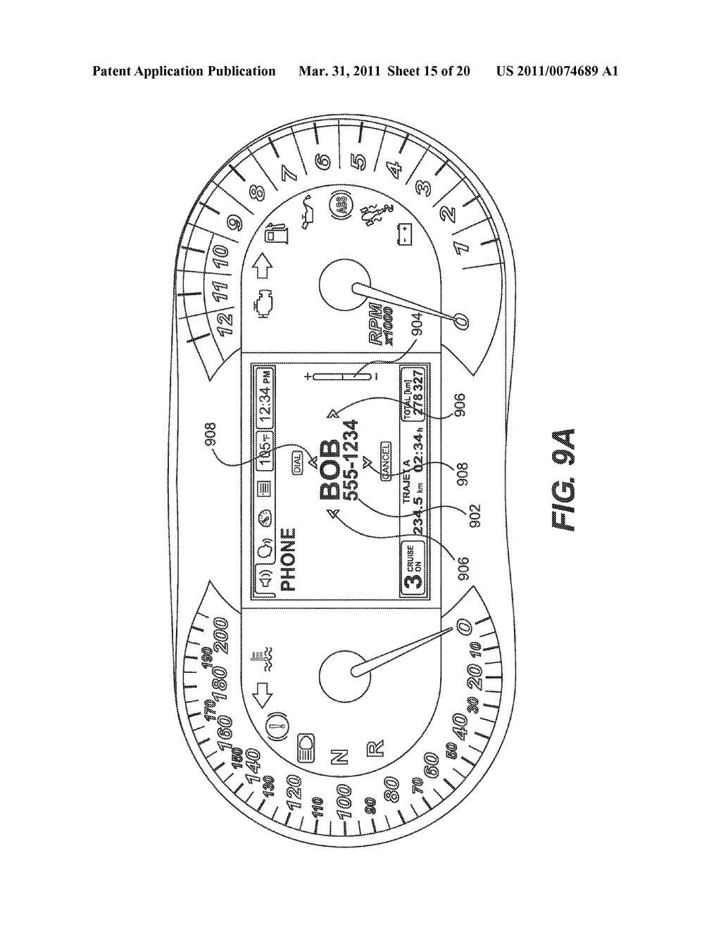 VEHICLE WITH A DISPLAY DEVICE OPERATED FROM A HANDLEBAR - diagram, schematic, and image 16