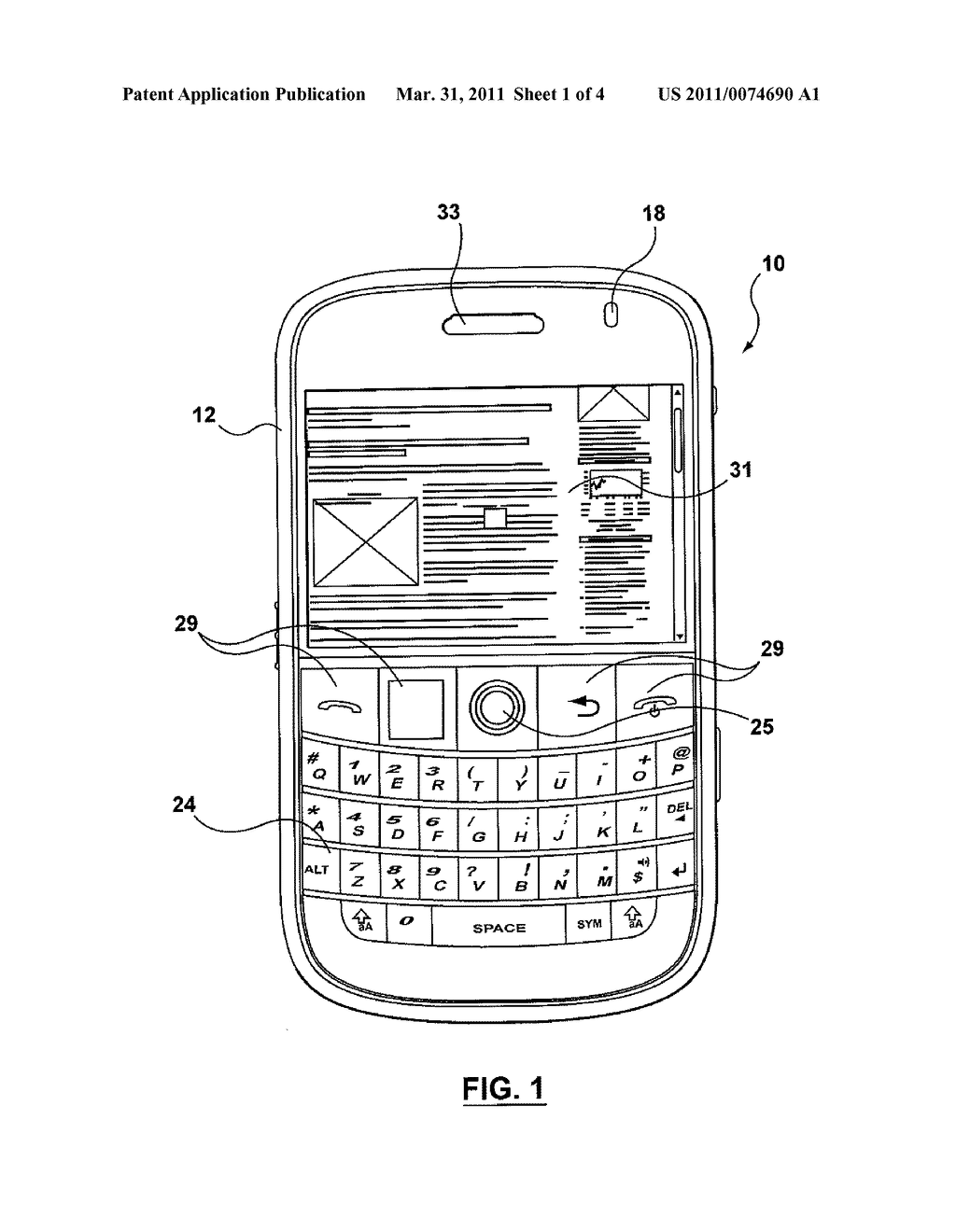 AUTOMATIC KEYPAD BACKLIGHT ADJUSTMENT ON A MOBILE HANDHELD ELECTRONIC DEVICE - diagram, schematic, and image 02