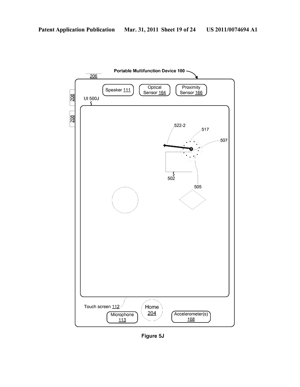 Device and Method for Jitter Reduction on Touch-Sensitive Surfaces and Displays - diagram, schematic, and image 20
