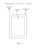 Touch Screen Border Regions diagram and image