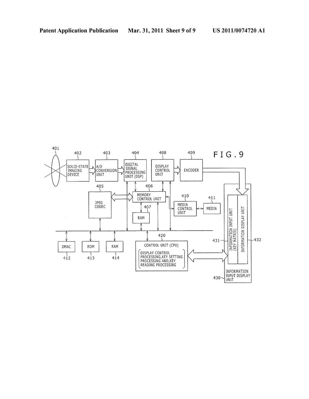 INFORMATION INPUT DISPLAY APPARATUS, INFORMATION PROCESSING METHOD AND COMPUTER PROGRAM - diagram, schematic, and image 10