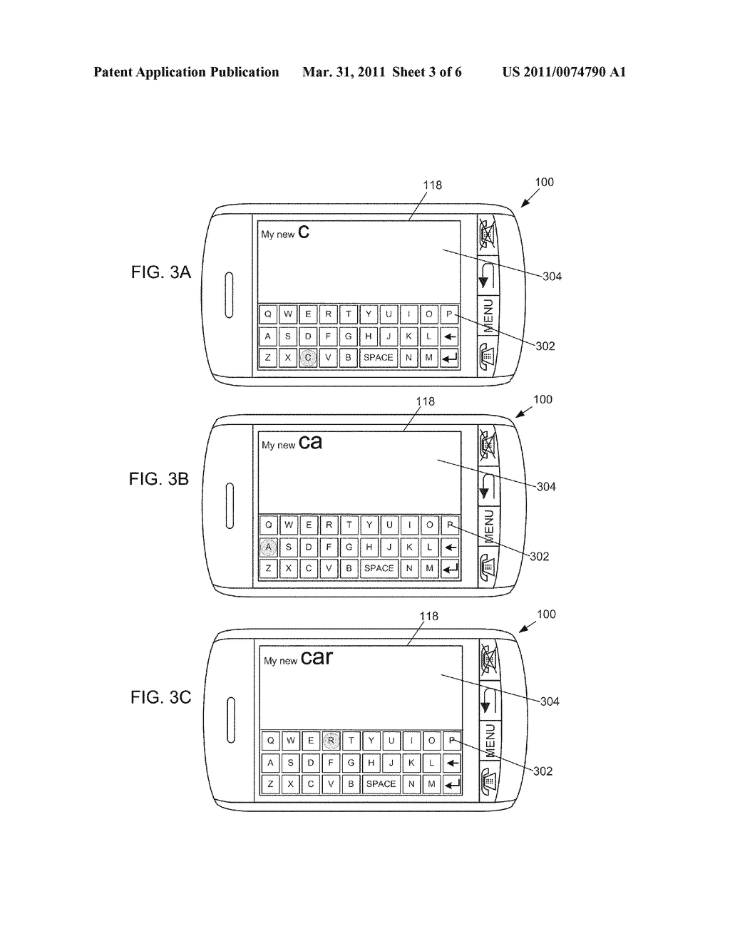 PORTABLE ELECTRONIC DEVICE AND METHOD OF CONTROLLING SAME - diagram, schematic, and image 04