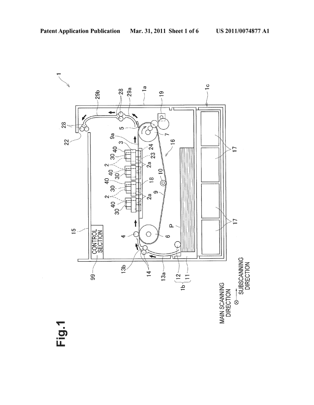 RECORDING APPARATUS AND POSITION ADJUSTING METHOD OF RECORDING HEAD - diagram, schematic, and image 02