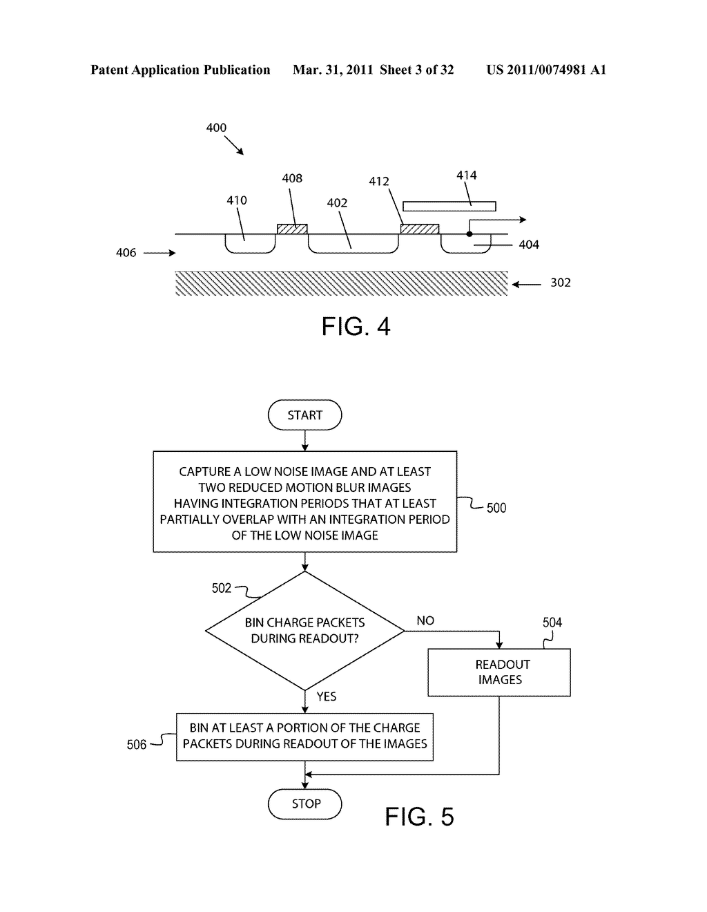 METHODS FOR CAPTURING AND READING OUT IMAGES FROM AN IMAGE SENSOR - diagram, schematic, and image 04