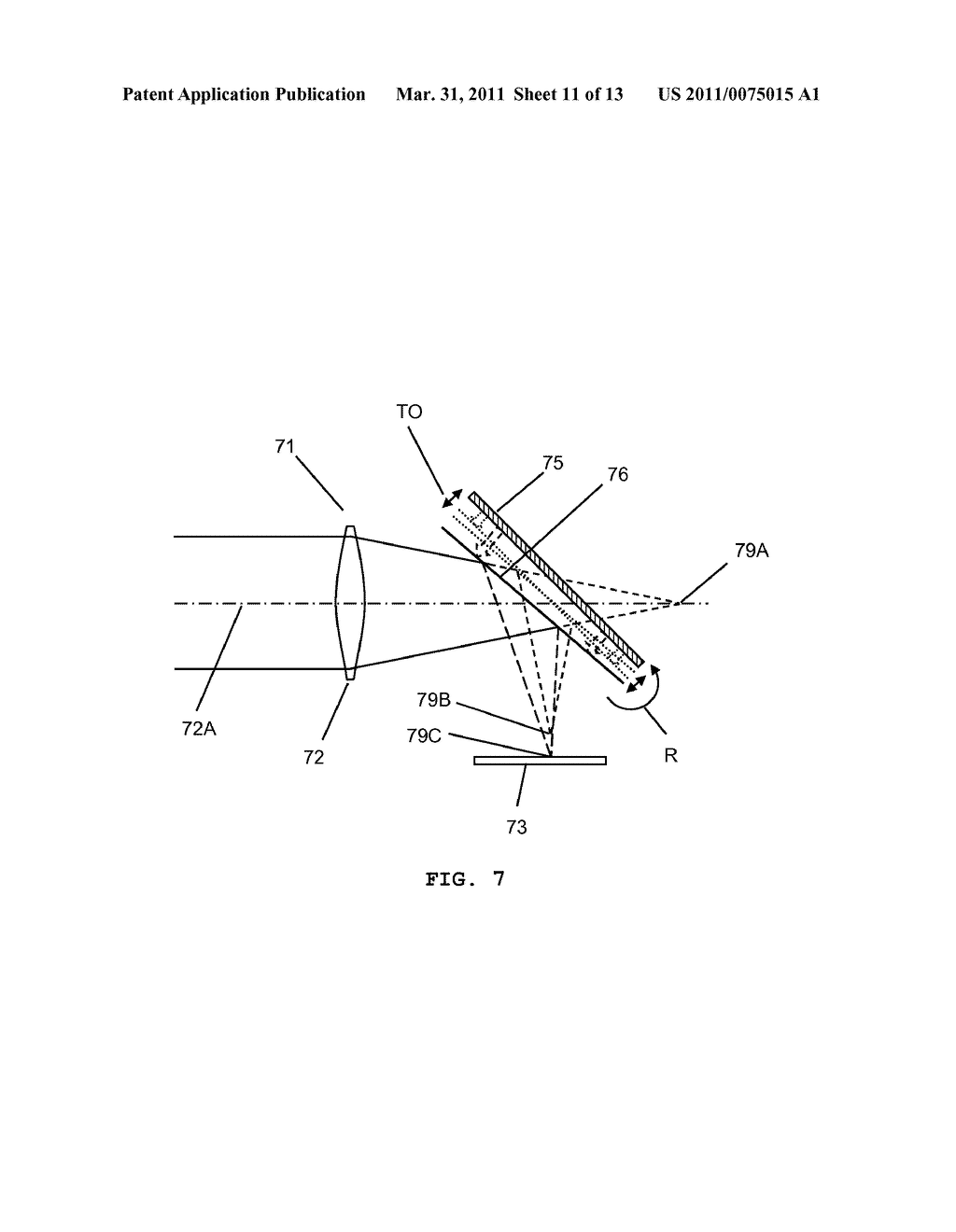 AUTOMATIC FOCUS IMAGING SYSTEM USING OUT-OF-PLANE TRANSLATION OF AN MEMS REFLECTIVE SURFACE - diagram, schematic, and image 12