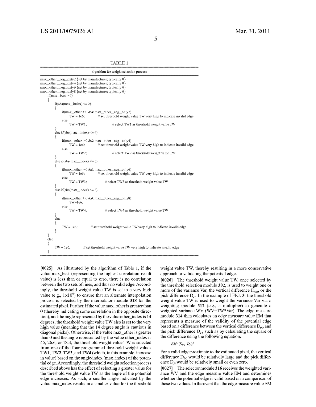 PIXEL INTERPOLATION WITH EDGE DETECTION BASED ON CROSS-CORRELATION - diagram, schematic, and image 10