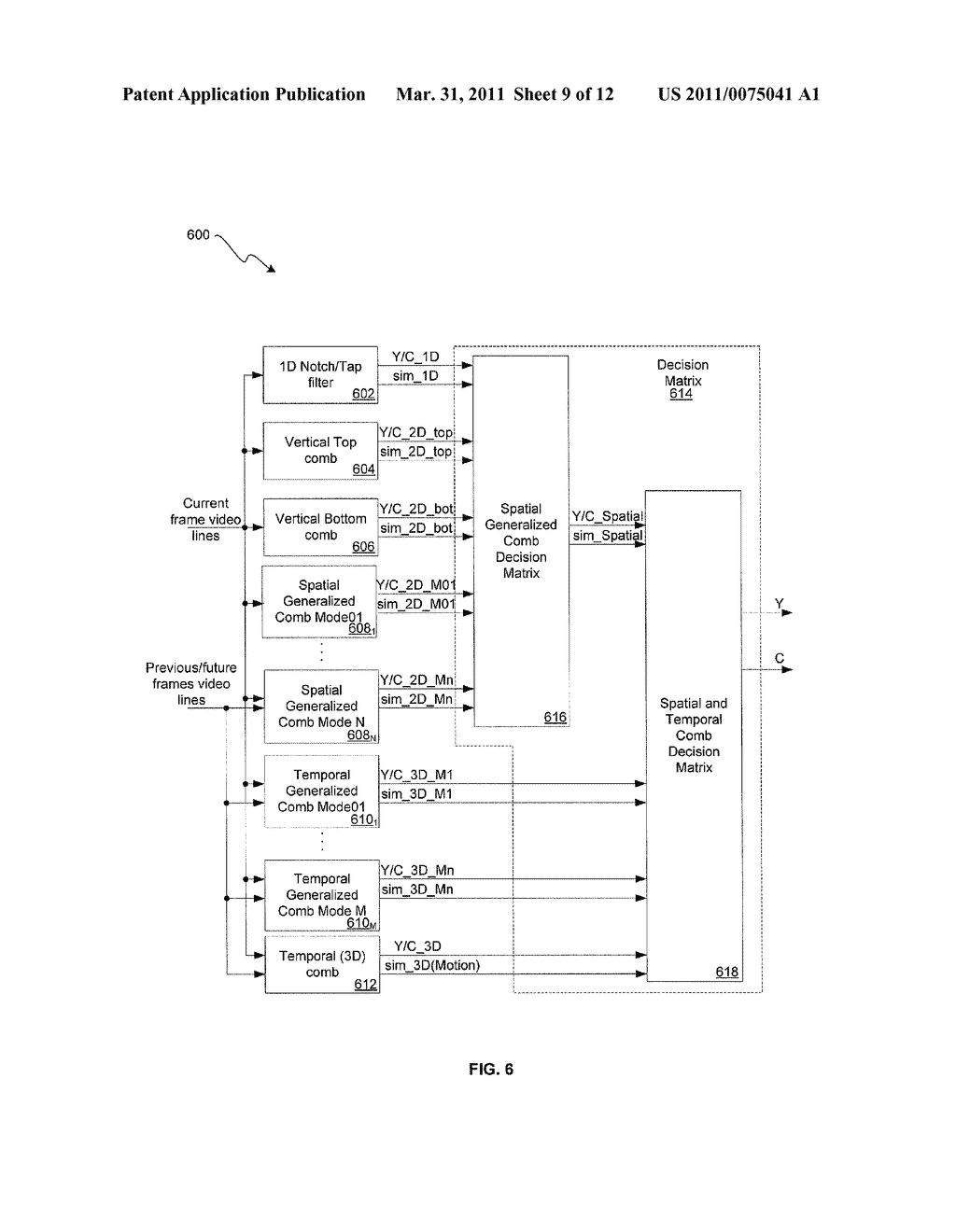 Method and System for a Generalized Multi-Dimensional Filter Device - diagram, schematic, and image 10