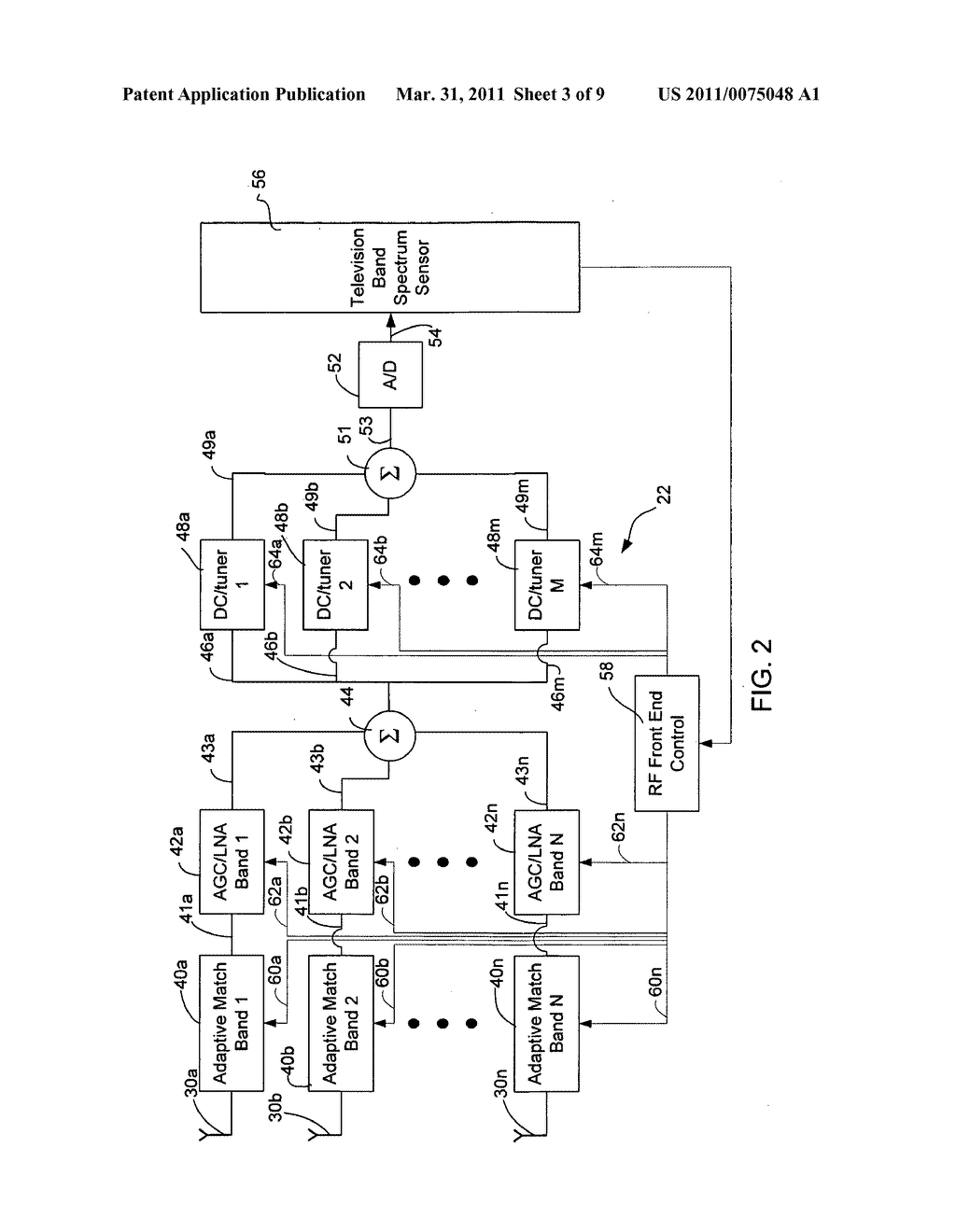 RADIO FREQUENCY FRONT END FOR TELEVISION BAND RECEIVER AND SPECTRUM SENSOR - diagram, schematic, and image 04