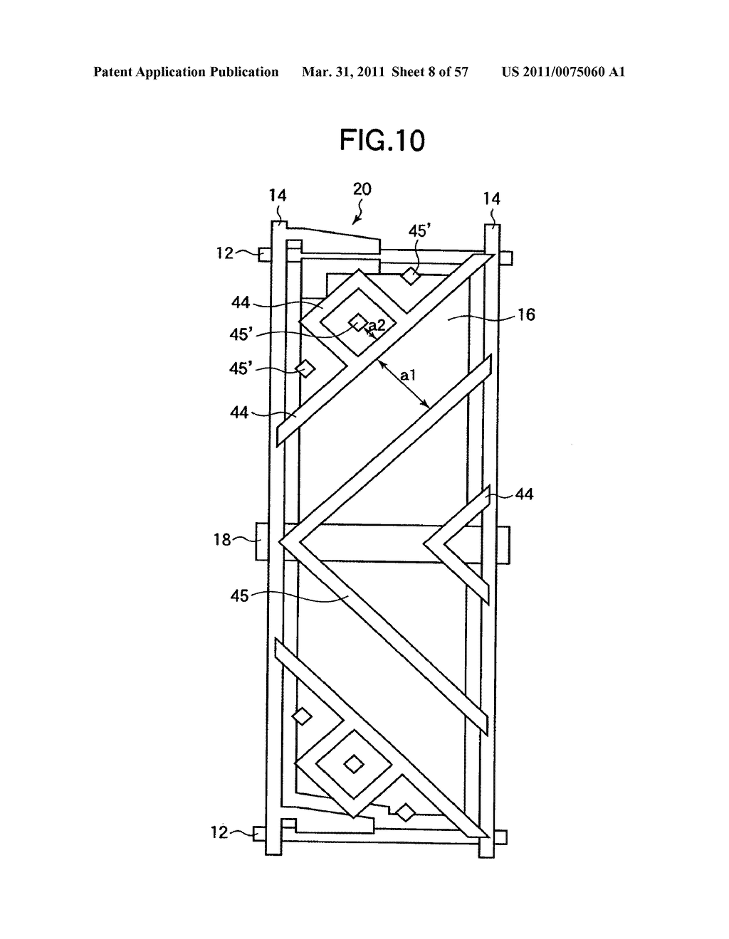 LIQUID CRYSTAL DISPLAY AND METHOD OF MANUFACTURING THE SAME - diagram, schematic, and image 09