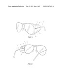 DETACHABLE SIDESHADE FOR SPECTACLES diagram and image