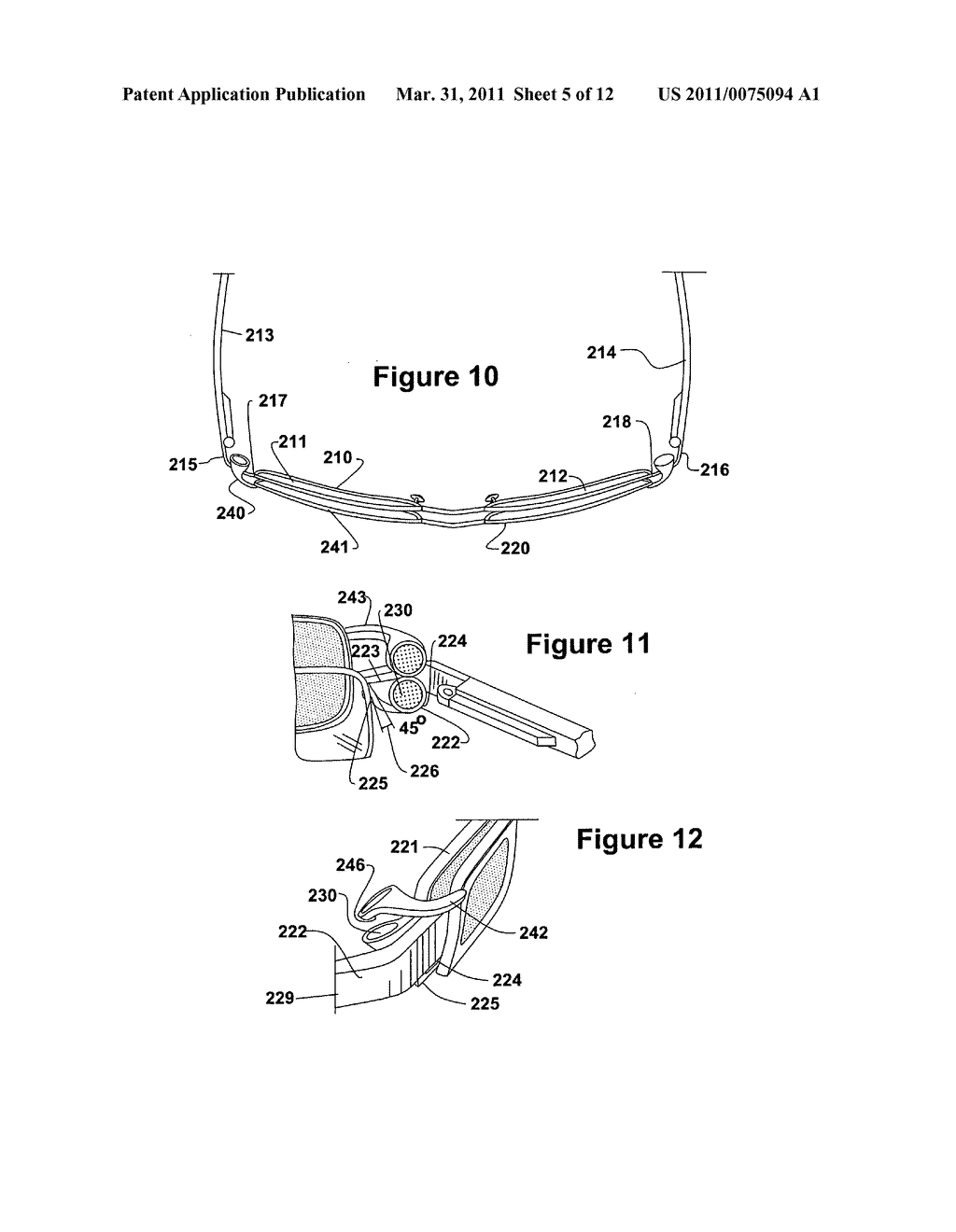 Frame construction for eyewear - diagram, schematic, and image 06