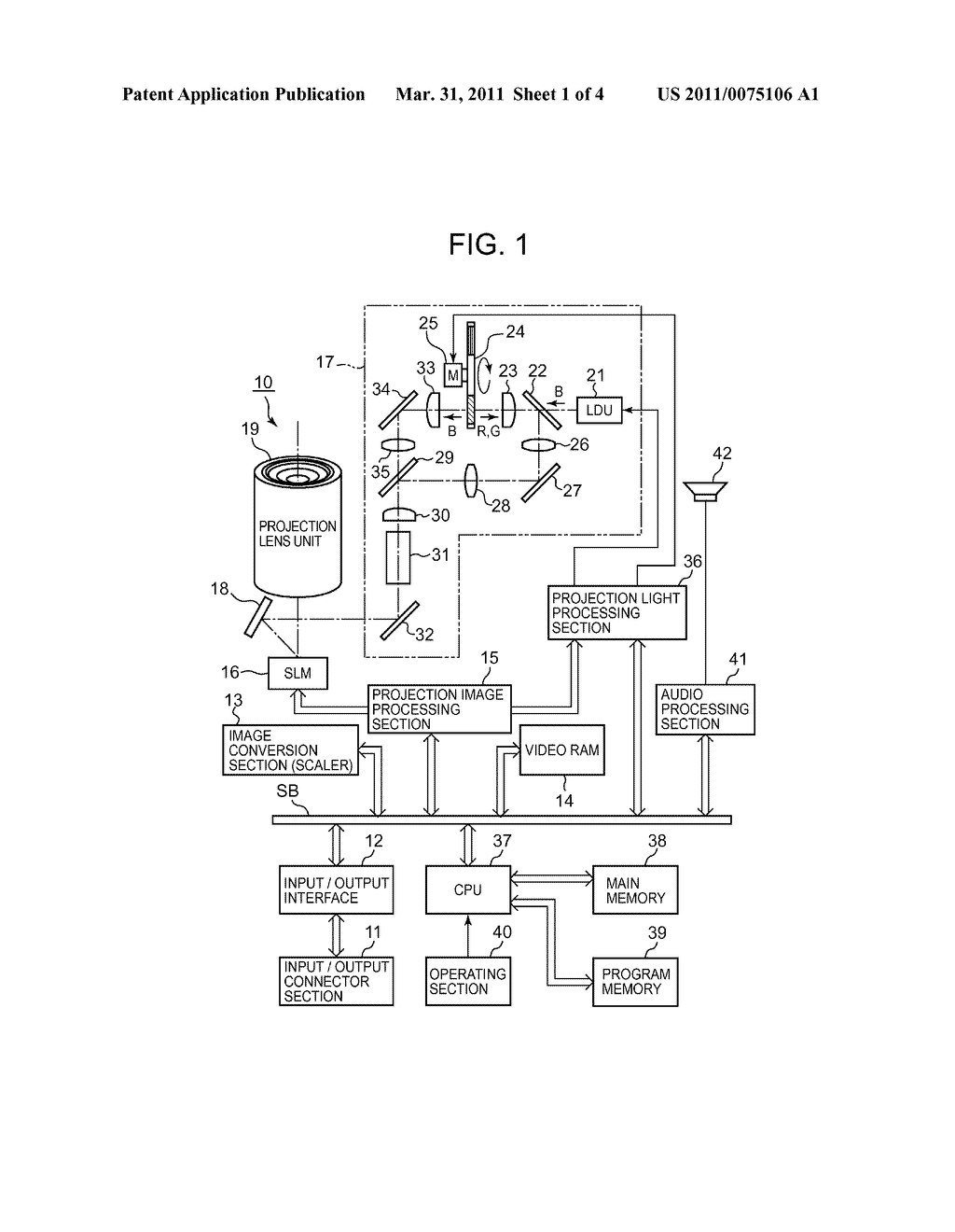 LIGHT SOURCE DEVICE, PROJECTION APPARATUS INCLUDING THE LIGHT SOURCE DEVICE, AND PROJECTION METHOD - diagram, schematic, and image 02