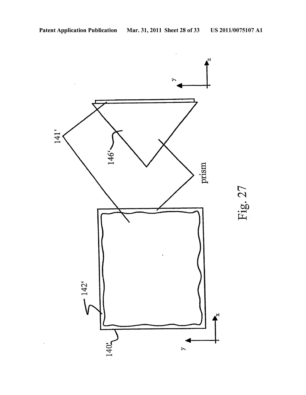 ILLUMINATION ARRANGEMENT FOR A PROJECTION SYSTEM - diagram, schematic, and image 29