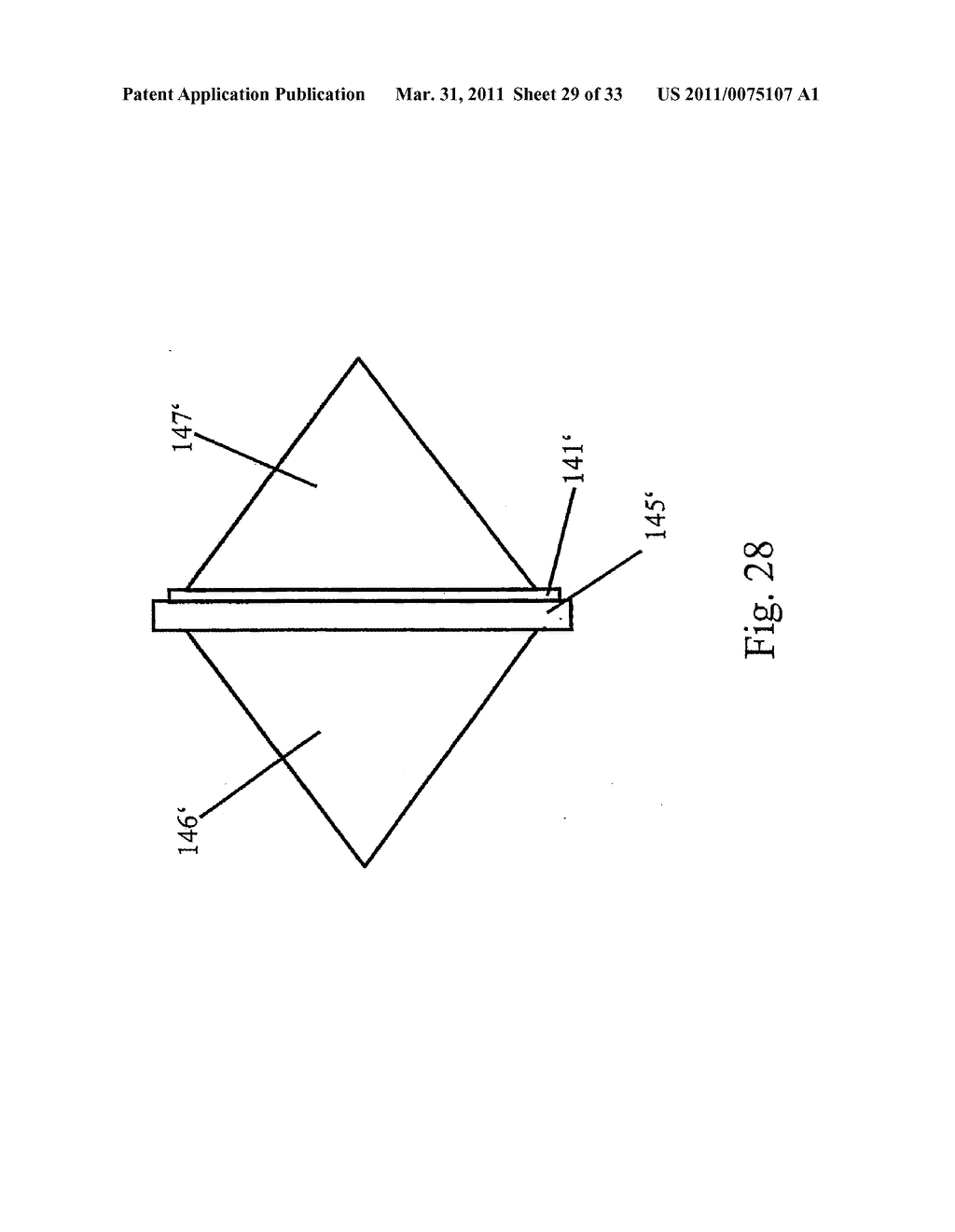 ILLUMINATION ARRANGEMENT FOR A PROJECTION SYSTEM - diagram, schematic, and image 30