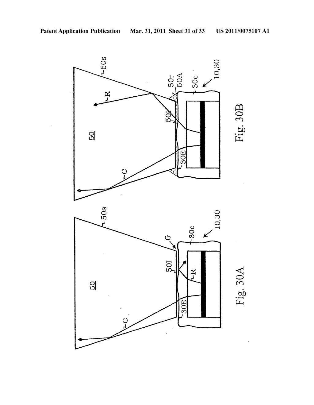 ILLUMINATION ARRANGEMENT FOR A PROJECTION SYSTEM - diagram, schematic, and image 32