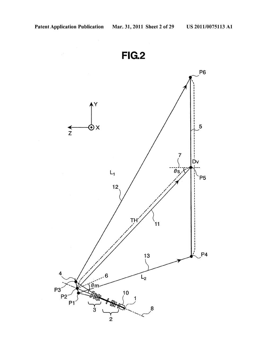 Projection Type Image Display Apparatus - diagram, schematic, and image 03