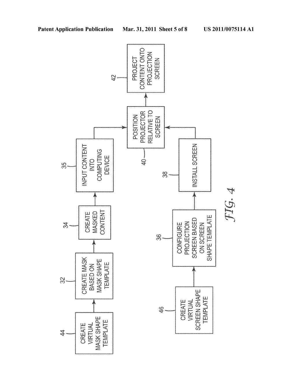 PROJECTION SYSTEM HAVING A VIRTUAL MASK - diagram, schematic, and image 06