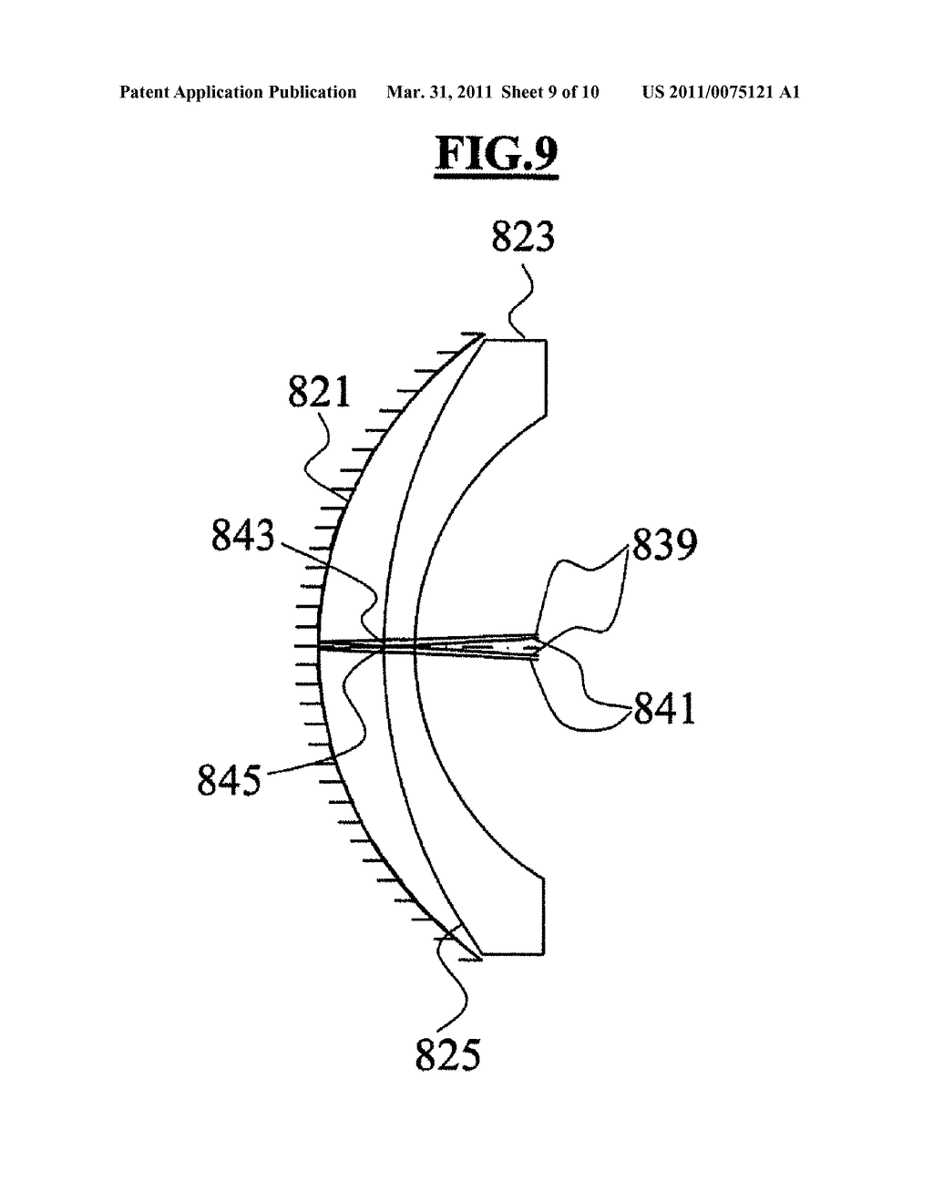 CATADIOPTRIC PROJECTION OBJECTIVE - diagram, schematic, and image 10