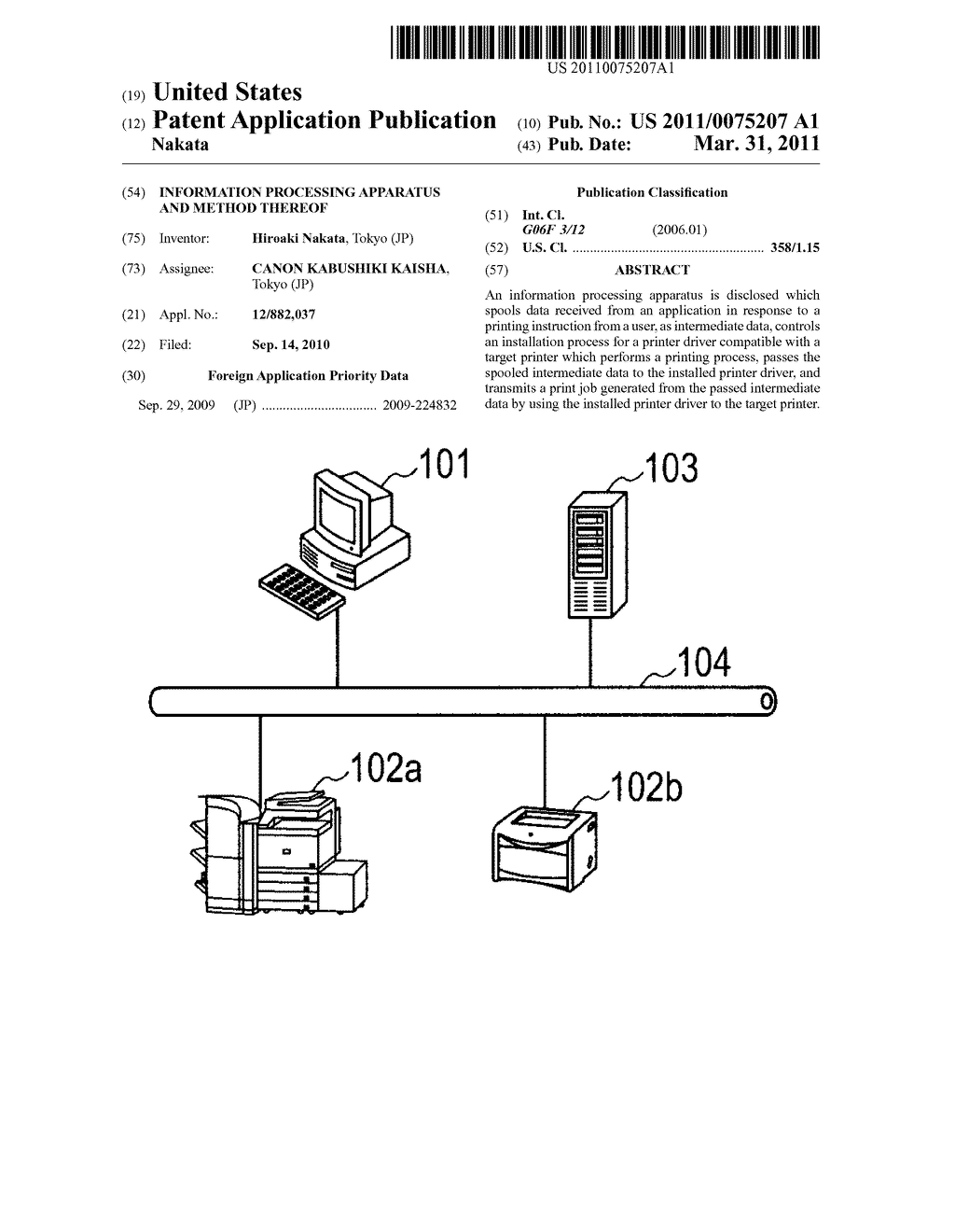 INFORMATION PROCESSING APPARATUS AND METHOD THEREOF - diagram, schematic, and image 01