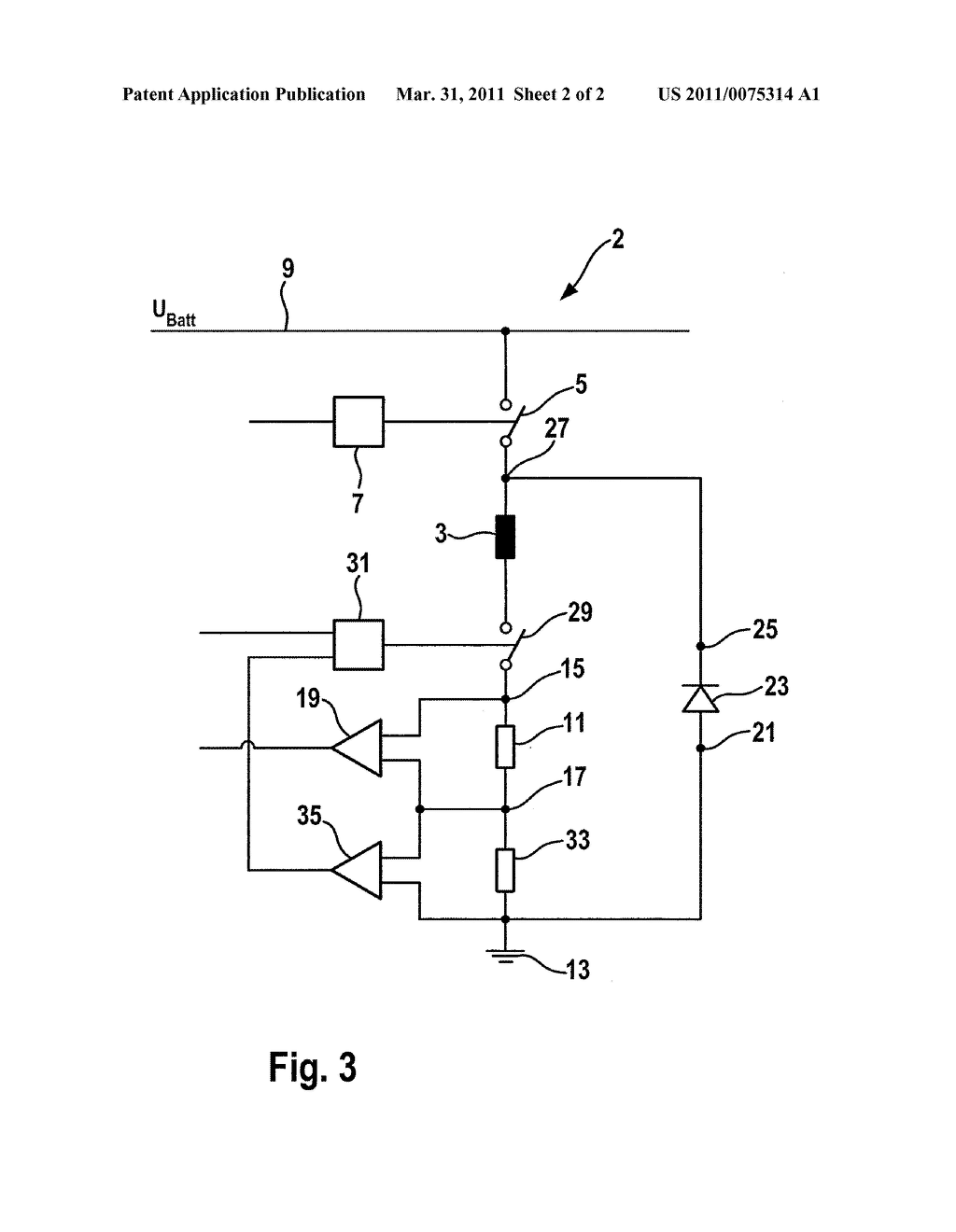 METHOD FOR ACTUATING AN ELECTROMAGNETIC LOAD AND A CORRESPONDING CIRCUIT - diagram, schematic, and image 03