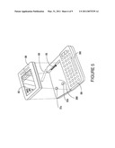 KEYBOARD SLED WITH ROTATING SCREEN diagram and image