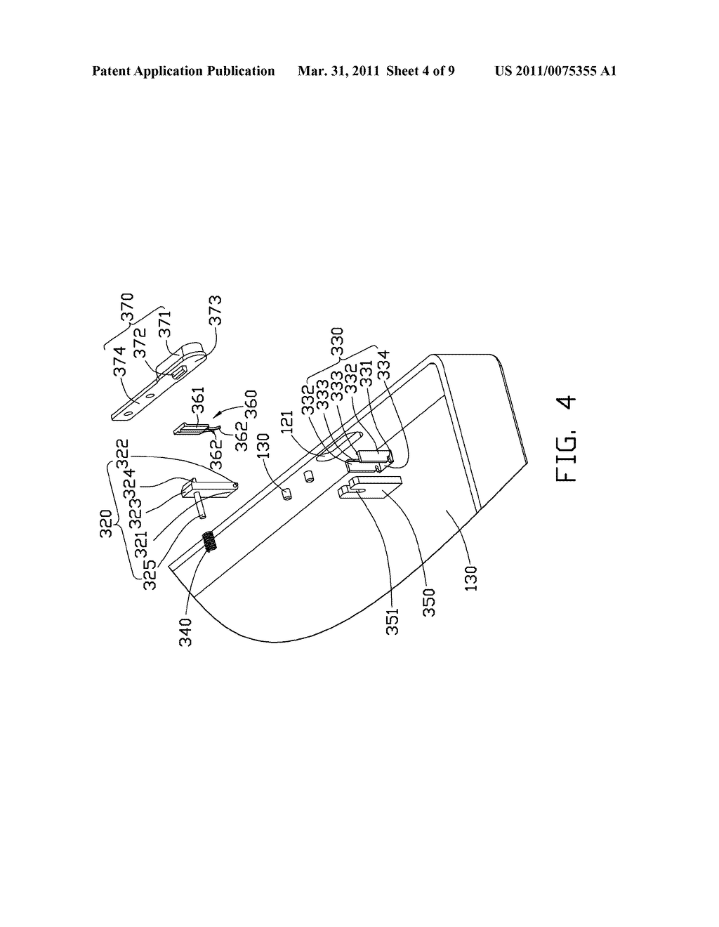PORTABLE COMPUTING DEVICE HAVING LATCHING MECHANISM - diagram, schematic, and image 05