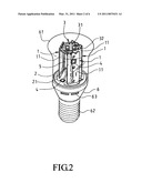 Heat dissipation structure for LED lamp diagram and image