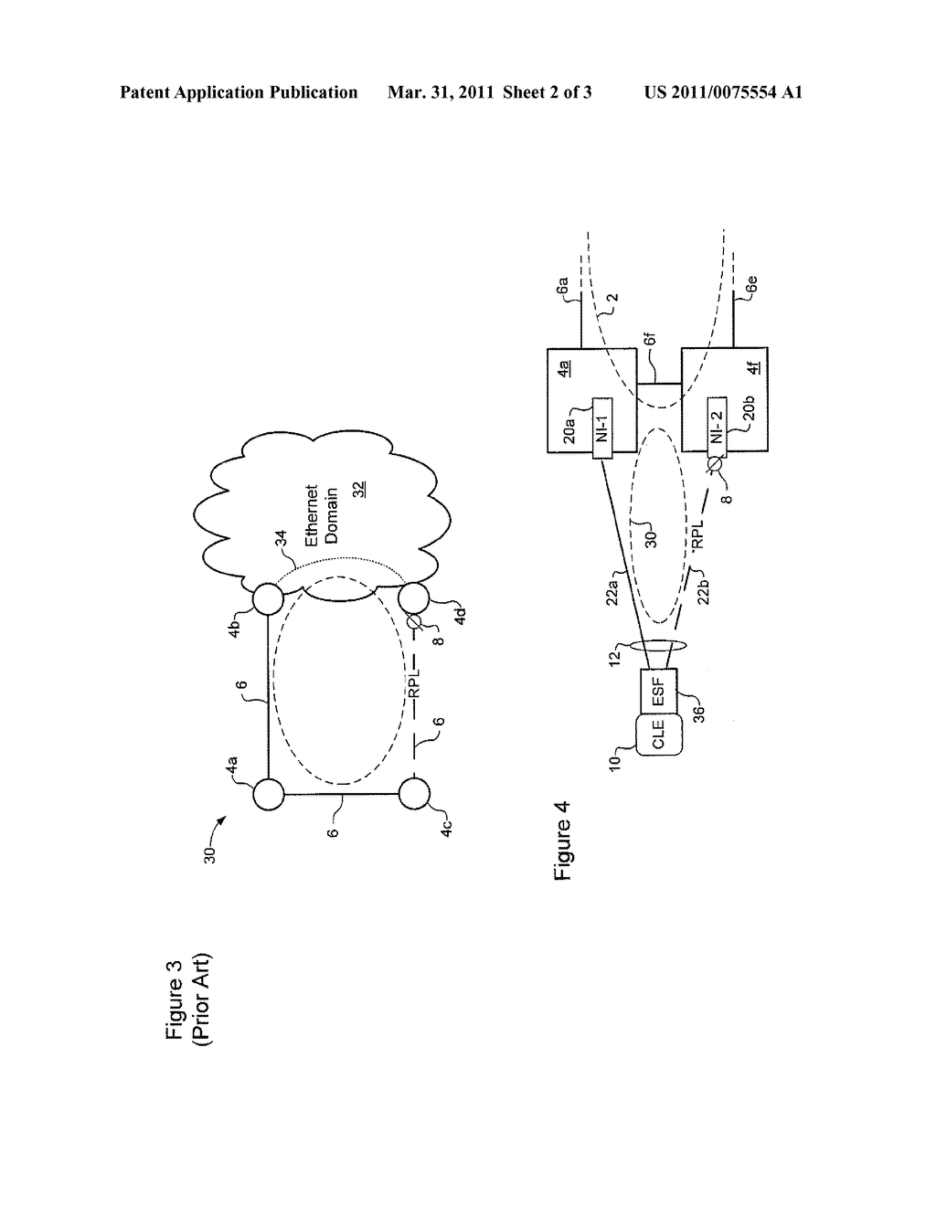 E-SPRING (G.8032) INTERWORKING TO PROVIDE ACCESS PROTECTION - diagram, schematic, and image 03