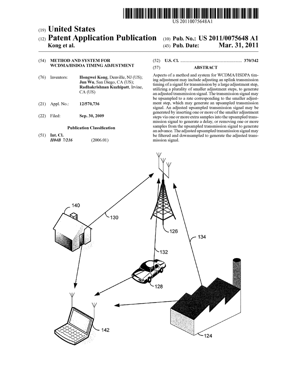 METHOD AND SYSTEM FOR WCDMA/HSDOA TIMING ADJUSTMENT - diagram, schematic, and image 01