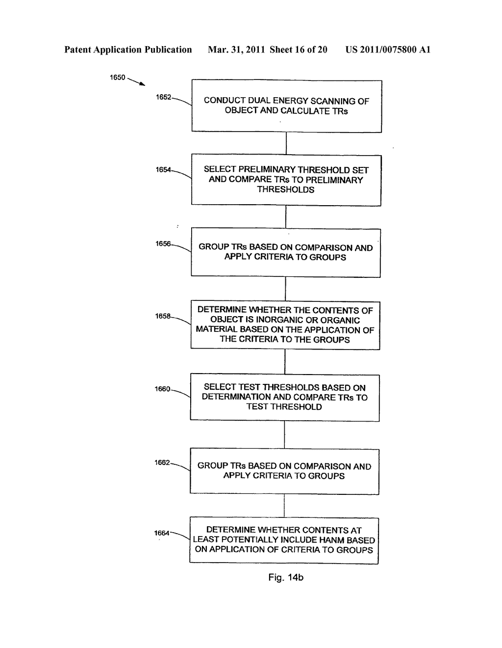 Dual energy radiation scanning of contents of an object based on contents type - diagram, schematic, and image 17