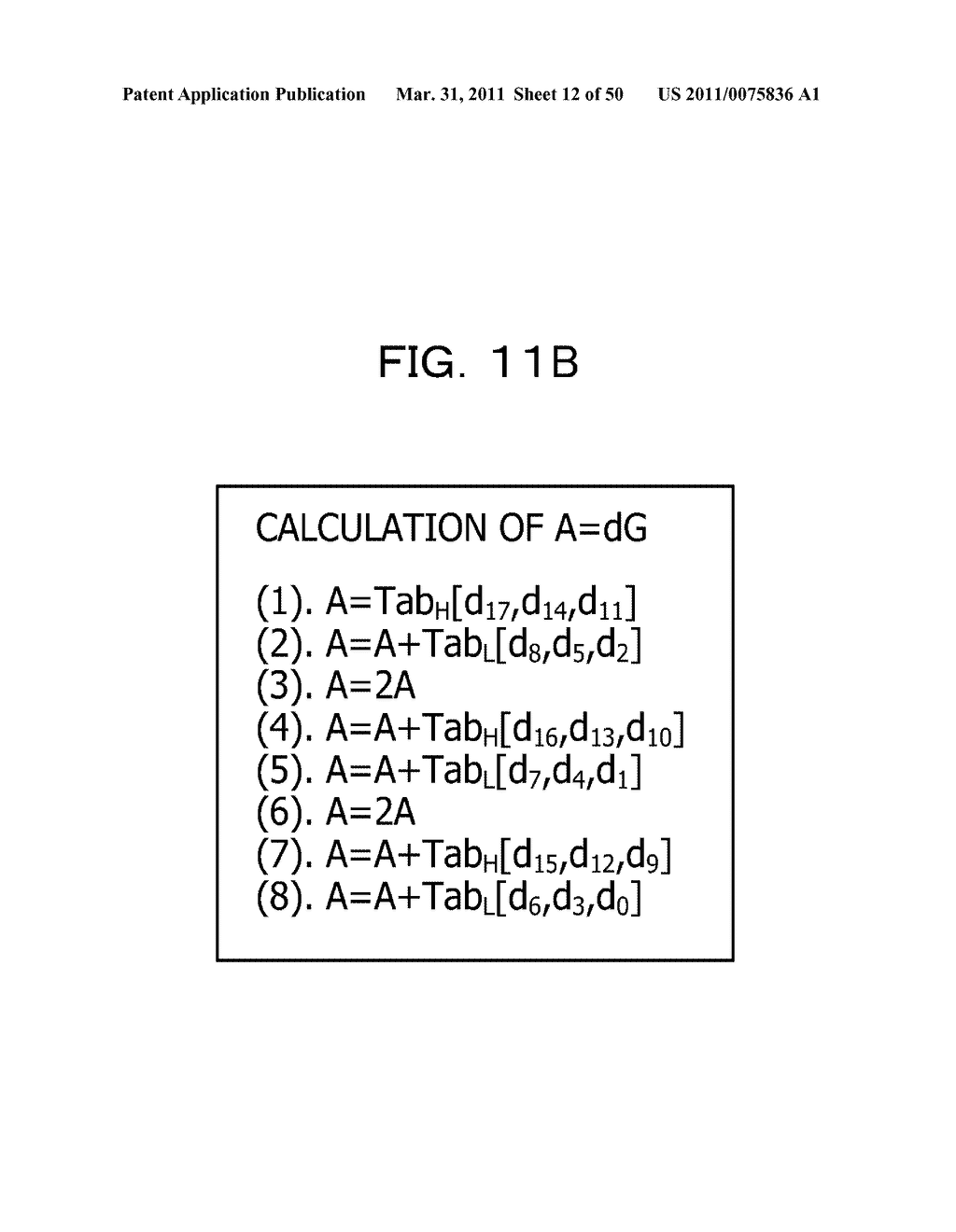 METHOD AND APPARATUS FOR ELLIPTIC CURVE CRYPTOGRAPHIC PROCESSING - diagram, schematic, and image 13