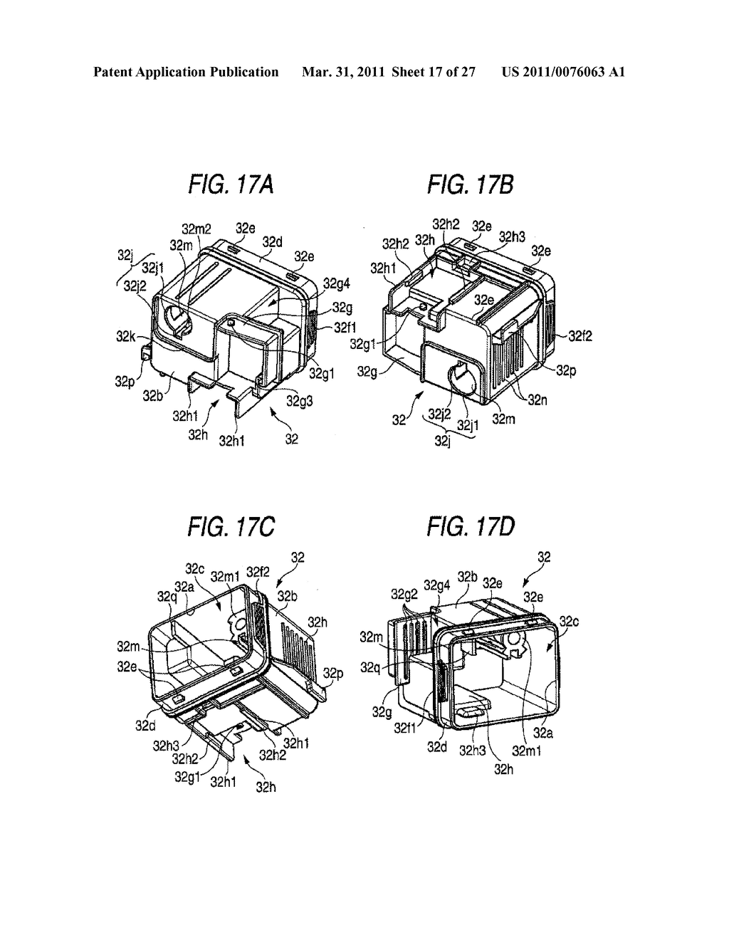 DEVELOPER STORAGE CASE HAVING A DISCHARGE OPENING OF A FLAT SHAPE - diagram, schematic, and image 18