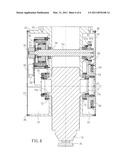 SWIVEL SPINDLE HEAD WITH GEAR DEVICE DRIVEN BY MULTIPLE TORQUE MOTORS diagram and image