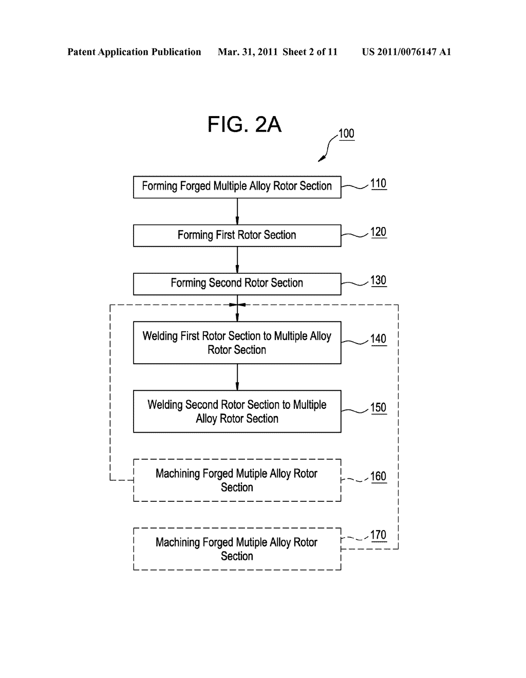 Multiple Alloy Turbine Rotor Section, Welded Turbine Rotor Incorporating the Same and Methods of Their Manufacture - diagram, schematic, and image 03