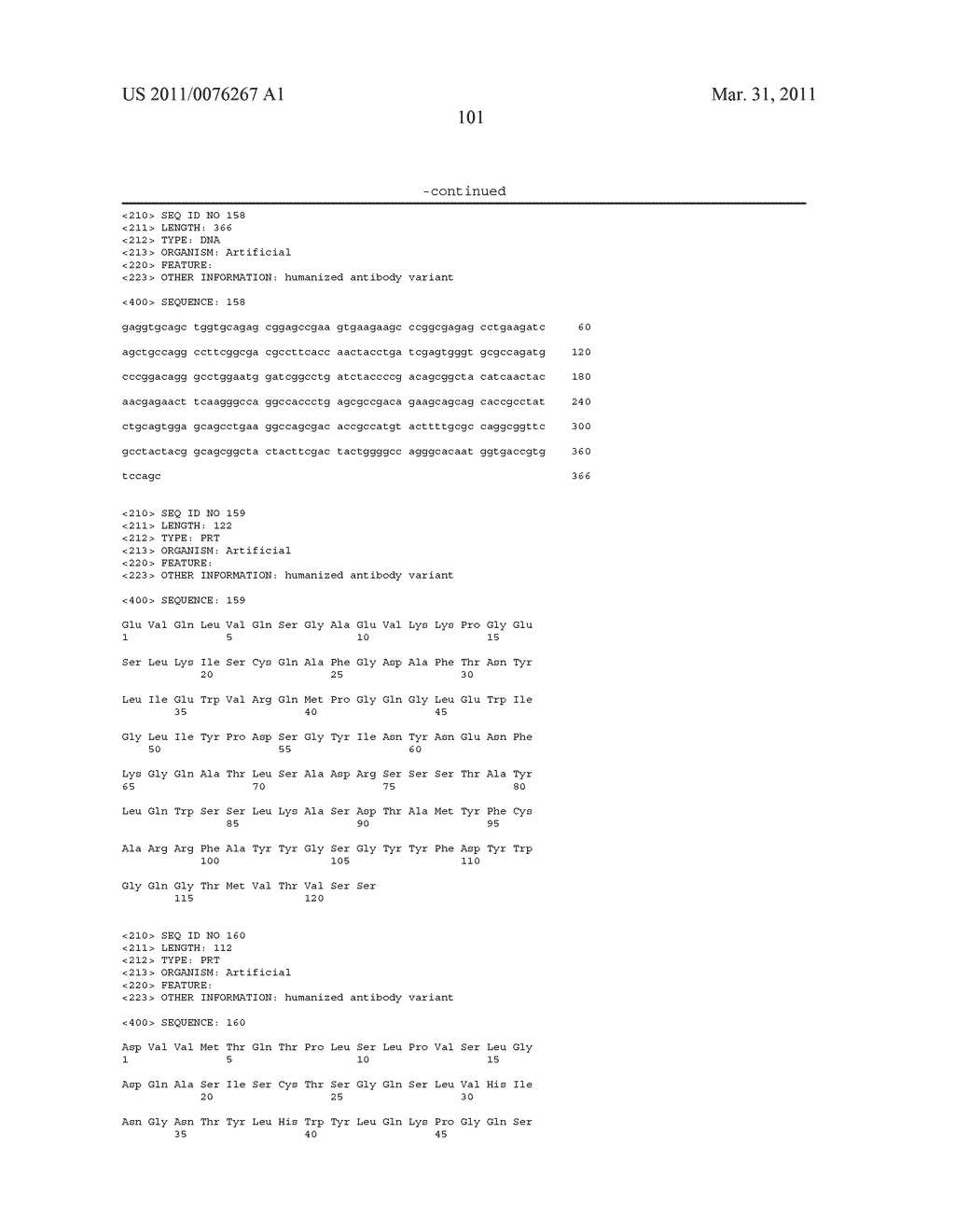 HUMANIZED ANTIBODY COMPOSITIONS AND METHODS FOR BINDING LYSOPHOSPHATIDIC ACID - diagram, schematic, and image 109