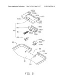 BATTERY COVER ASSEMBLY AND PORTABLE ELECTRONIC DEVICE UTILIZING THE SAME diagram and image