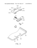 BATTERY COVER ASSEMBLY AND PORTABLE ELECTRONIC DEVICE UTILIZING THE SAME diagram and image