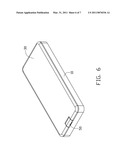 BATTERY COVER ASSEMBLY AND PORTABLE ELECTRONIC DEVICE UTILIZING THE SAME diagram and image