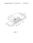 BATTERY COVER ASSEMBLY AND PORTABLE ELECTRONIC DEVICE UTILIZING THE SAME diagram and image