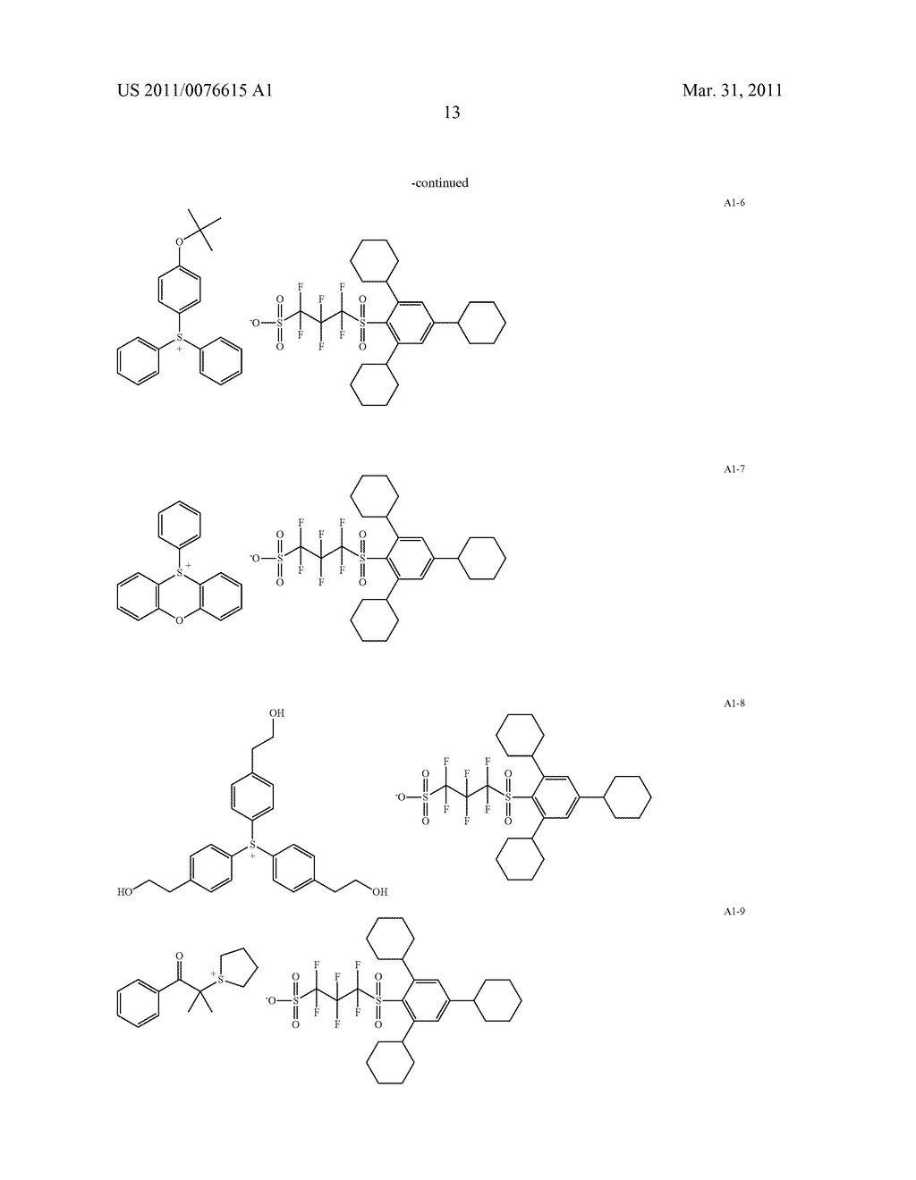ACTINIC-RAY- OR RADIATION-SENSITIVE RESIN COMPOSITION AND METHOD OF FORMING PATTERN USING THE COMPOSITION - diagram, schematic, and image 14