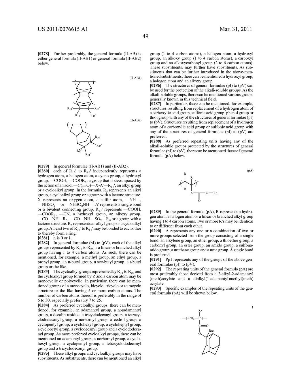 ACTINIC-RAY- OR RADIATION-SENSITIVE RESIN COMPOSITION AND METHOD OF FORMING PATTERN USING THE COMPOSITION - diagram, schematic, and image 50