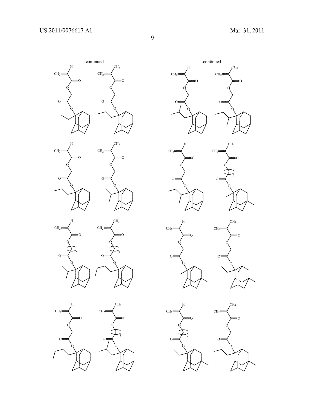 PHOTORESIST COMPOSITION - diagram, schematic, and image 10